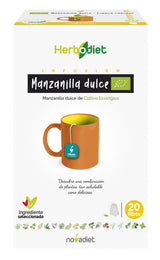 Herbodiet Manzanilla Dulce Eco · Nova Diet · 20 filtros