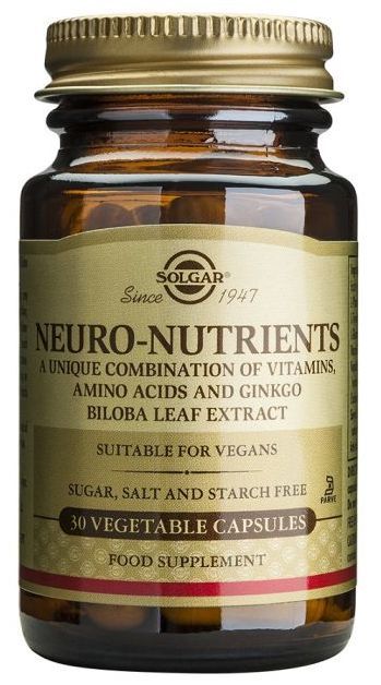 Neuro Nutrientes · Solgar · 30 cápsulas