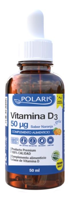 Vitamina D3 Gotas · Polaris · 50 ml