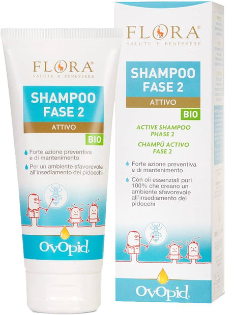 Champú Antipiojos Bio Fase 2 · Flora · 200 ml