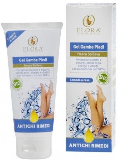 Gel Frío para Piernas y Pies · Flora · 100 ml