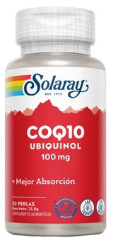 Ubiquinol 100 mg · Solaray · 30 cápsulas