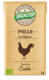 Caldo Auténtico de Pollo · Biocop · 1 litro