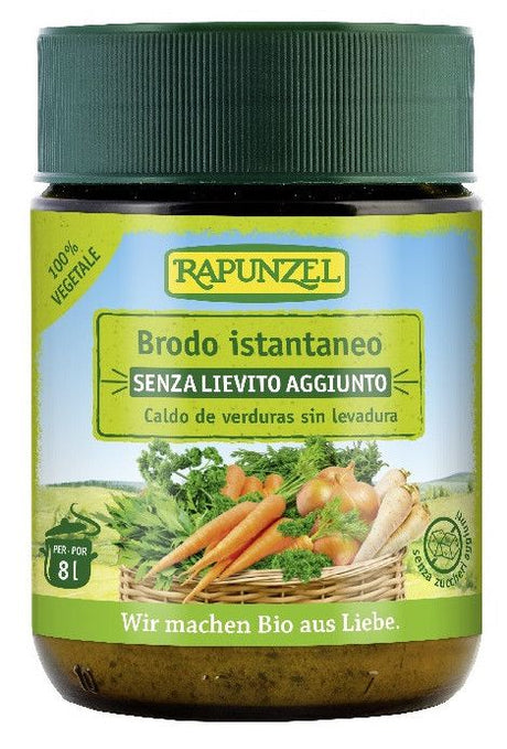 Caldo de Verduras Sin Levadura Brodo · Rapunzel · 160 gramos