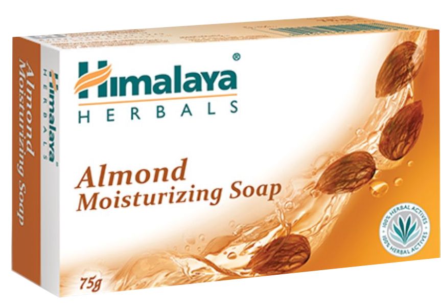 Jabón Hidratante de Almendra · Himalaya · 75 gramos