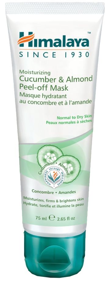 Mascarilla Hidratante Peel-off de Pepino y Almendra · Himalaya · 75 ml