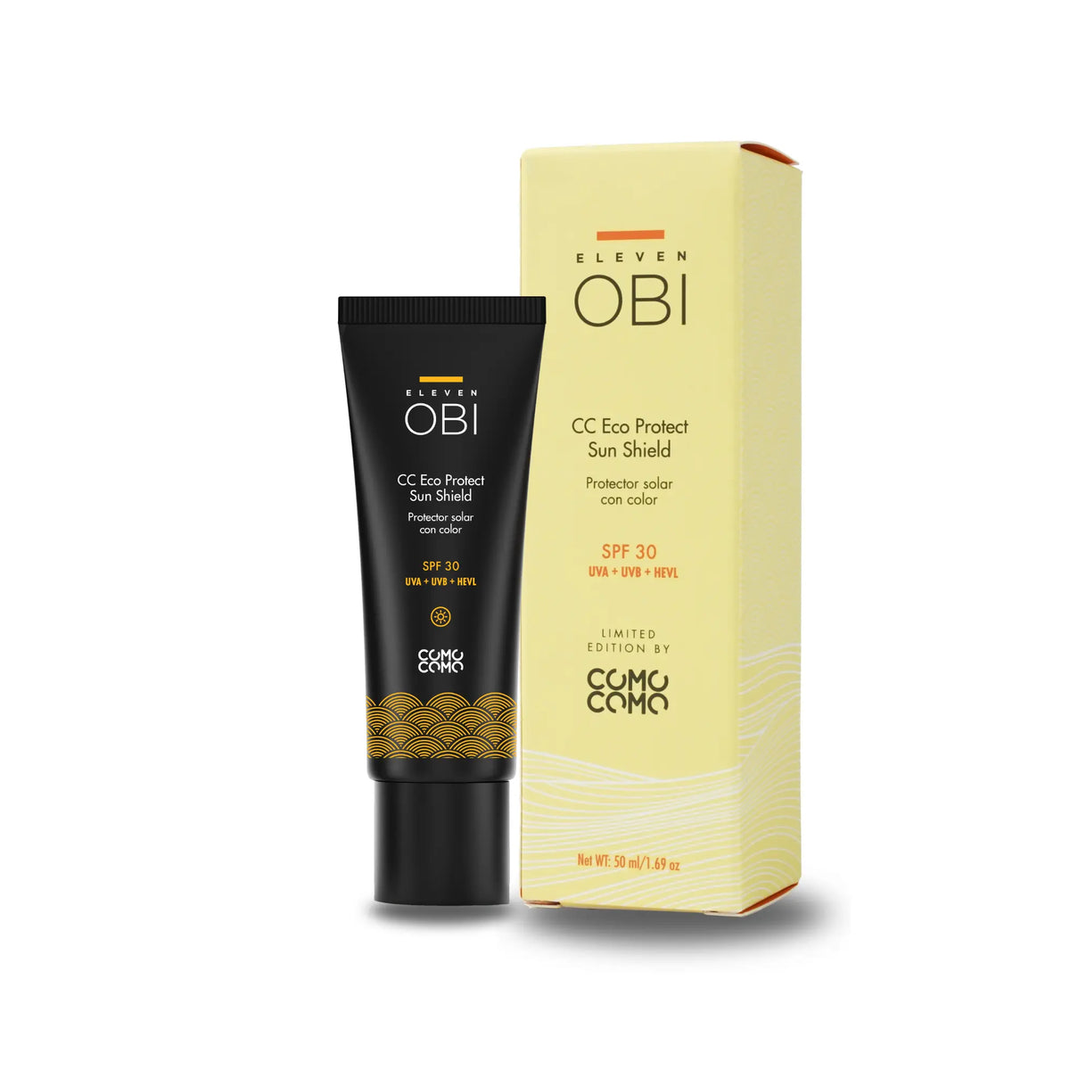 Protector Solar SPF30 Antiedad con Color · Eleven OBI · 50 ml