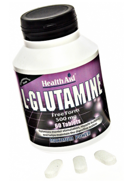L-Glutamina 500 mg · Health Aid · 60 comprimidos