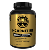 L-Carnitine 750 mg · Gold Nutrition · 60 cápsulas