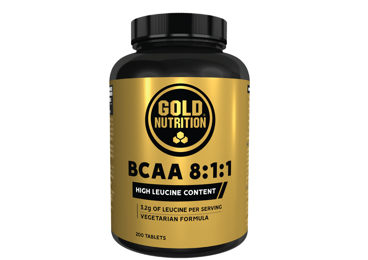 BCAA 8:1:1 · Gold Nutrition · 200 comprimidos