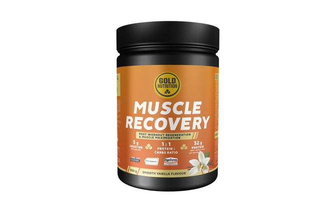 Muscle Recovery Vainilla · Gold Nutrition · 900 gramos