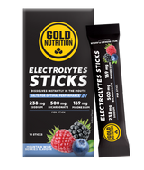 Electrolytes Sticks Frutos del Bosque · Gold Nutrition · 10 sobres