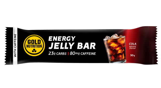 Jelly Bar Caffeine Cola · Gold Nutrition · 30 gramos