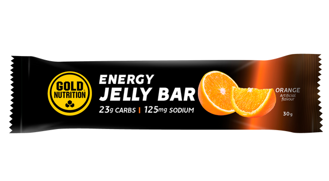 Jelly Bar Electrolyte Naranja · Gold Nutrition · 30 gramos