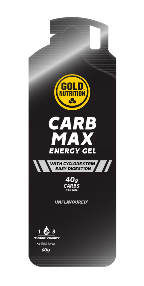 Carb Max Energy Gel Neutro · Gold Nutrition · 60 gramos
