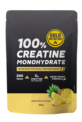 Creatine Monohydrate Piña · Gold Nutrition · 200 gramos