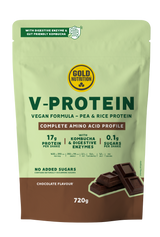 V-Protein Chocolate · Gold Nutrition · 720 gramos