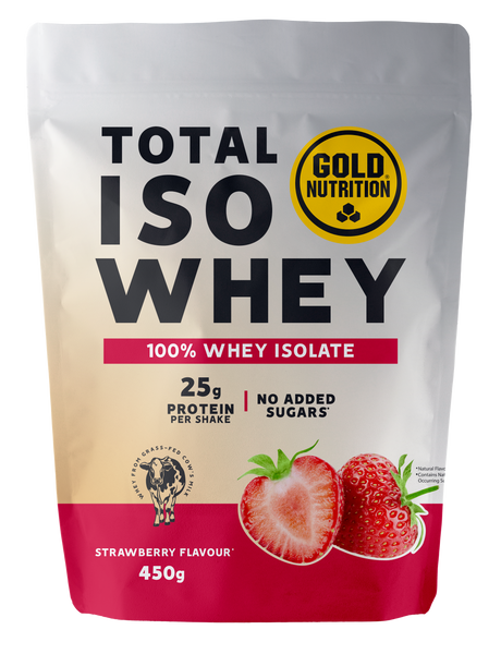 Total Iso Whey Fresa · Gold Nutrition · 450 gramos