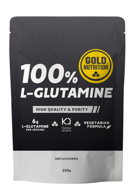 Glutamine Powder · Gold Nutrition · 250 gramos