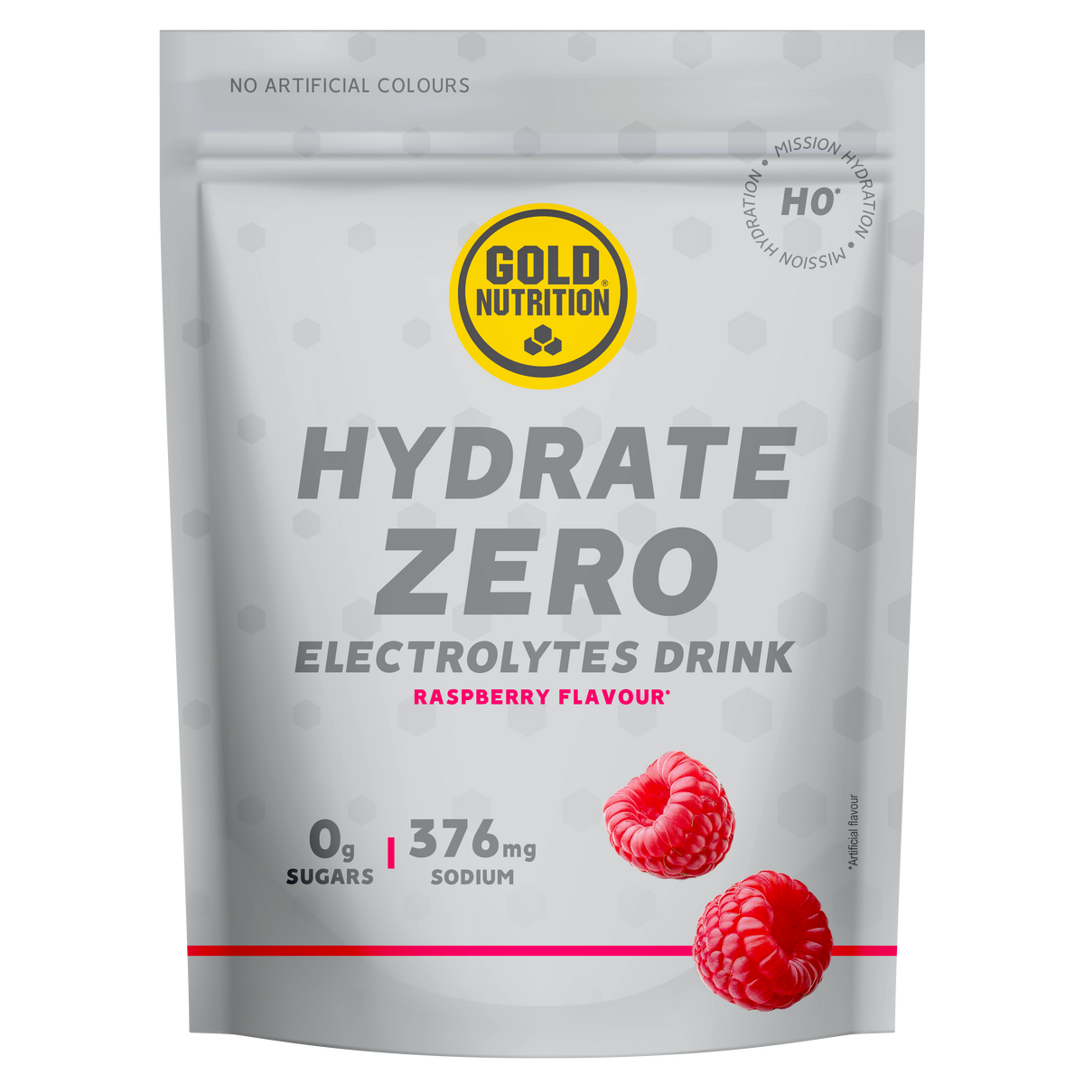 Hydrate Zero H0 Frambuesa · Gold Nutrition · 200 gramos