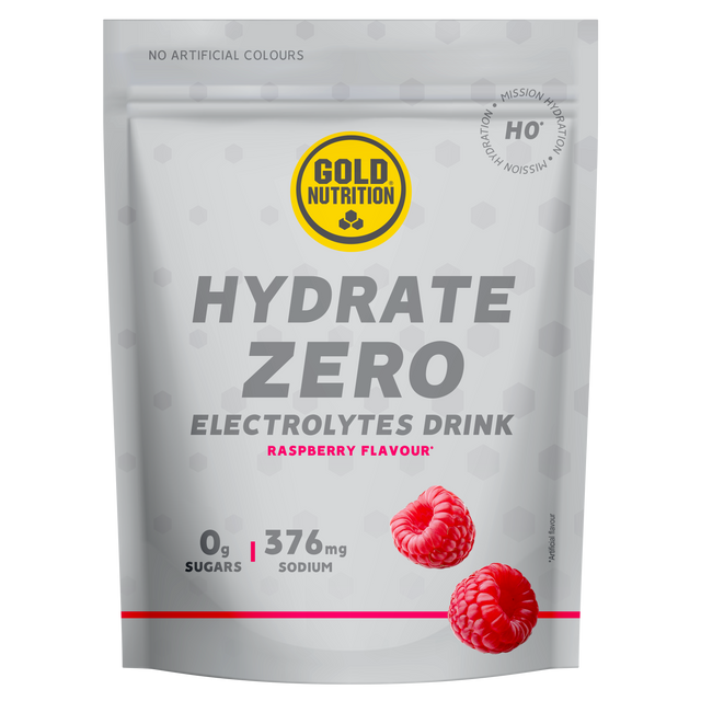 Hydrate Zero H0 Frambuesa · Gold Nutrition · 200 gramos