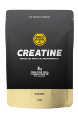 Creatine Monohydrate Plátano · Gold Nutrition · 200 gramos