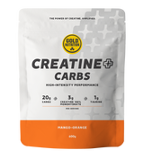 Creatine + Carbs Mango Naranja · Gold Nutrition · 600 gramos