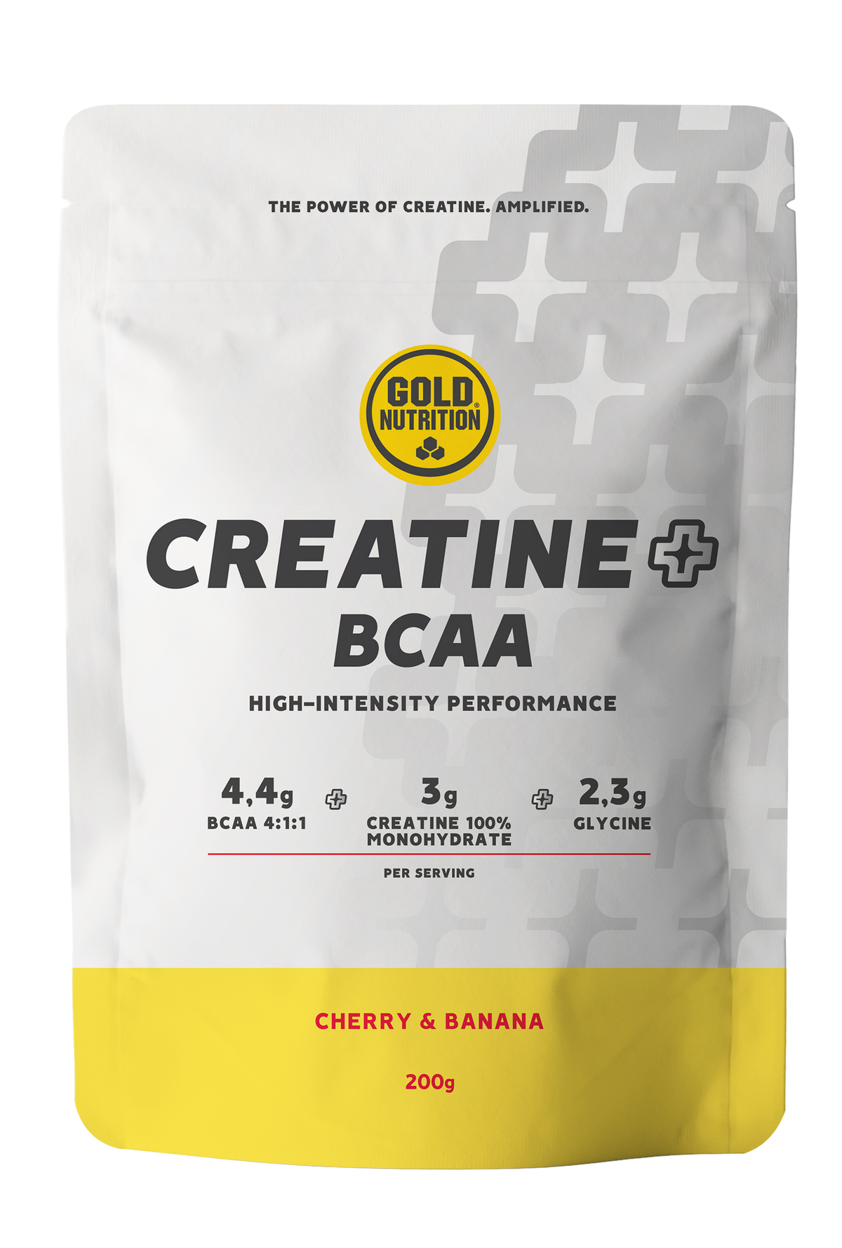 Creatine + BCAA Cereza-Plátano · Gold Nutrition · 200 gramos