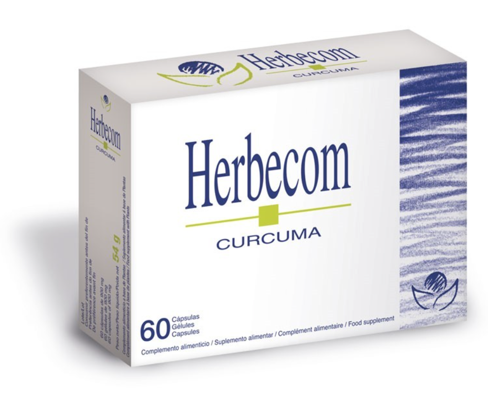 Herbecom Cúrcuma · Bioserum · 60 cápsulas