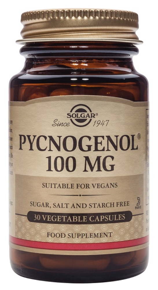 Pycnogenol 100 mg · Solgar · 30 cápsulas