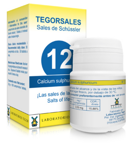 Tegorsales nº12 Calcium sulfuricum · Tegor · 20 gramos