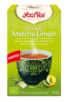 Te Verde Matcha Limon · Yogi Tea · 17 filtros