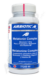 Melatonina Complex · Airbiotic · 60 cápsulas