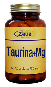 Taurina + Magnesio · Zeus · 60 cápsulas