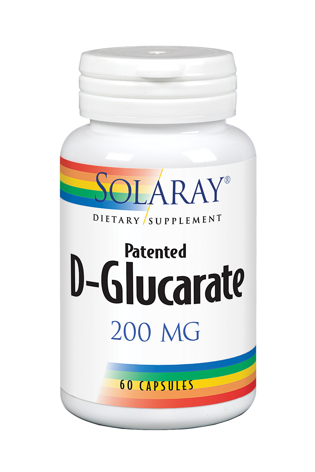 Calcio D-Glucarato · Solaray · 60 cápsulas