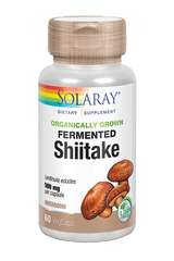 Shiitake Fermentado · Solaray · 60 cápsulas
