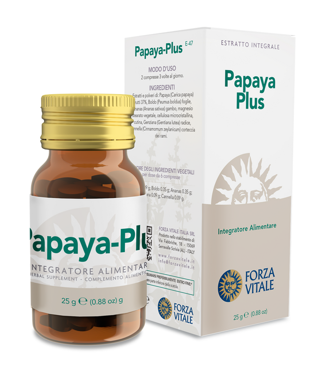 Papaya-Plus · Forza Vitale · 25 gramos