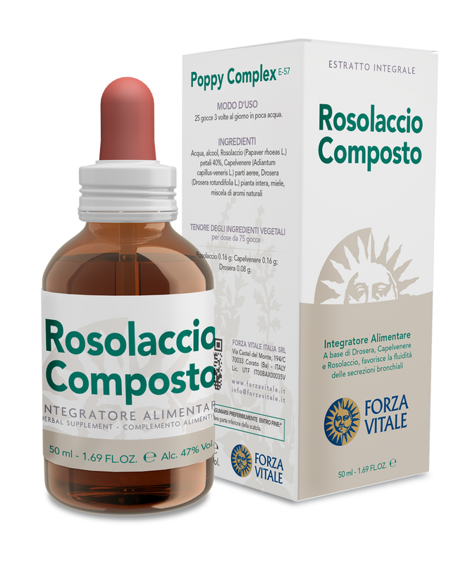 Rosolaccio Composto · Forza Vitale · 50 ml
