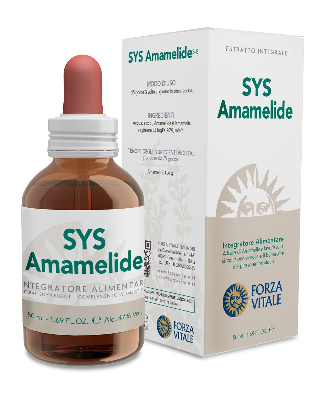 SYS Amamelide · Forza Vitale · 50 ml