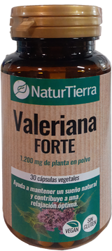 Valeriana Forte · NaturTierra · 30 cápsulas
