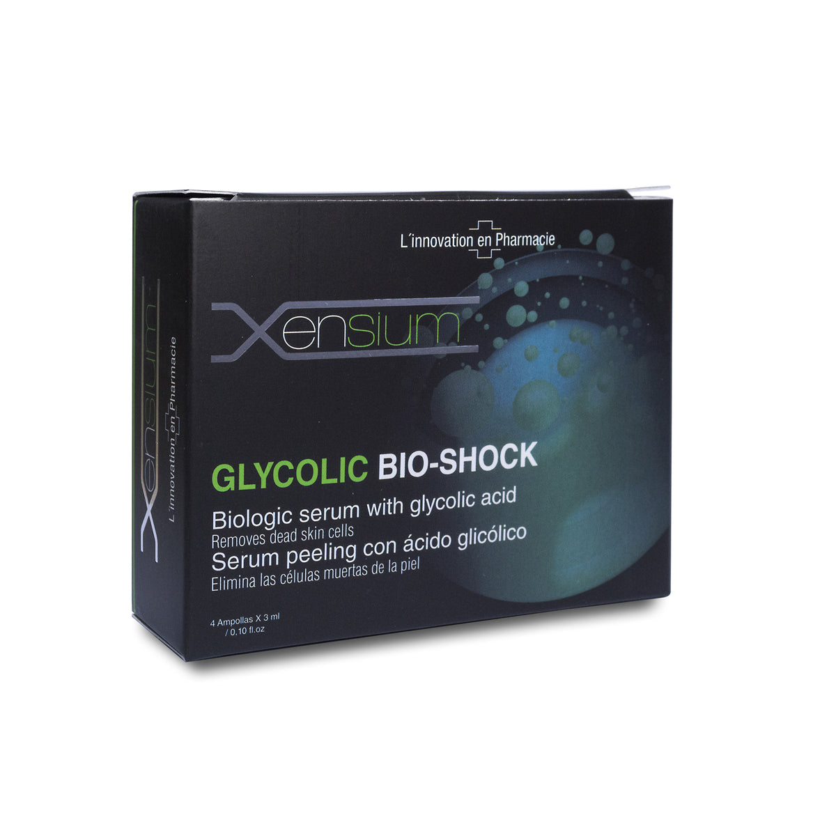 Serum Peeling con Ácido Glicólico · Xensium · 4 ampollas