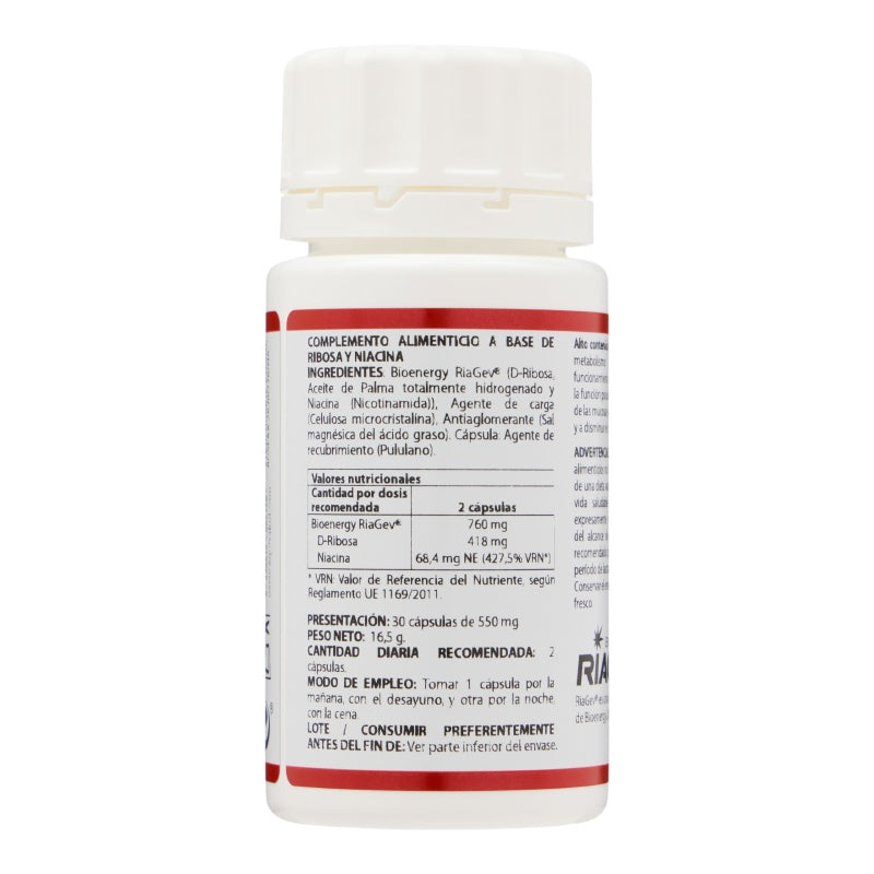 Holomega Ribosa y Nicotinamida · Equisalud · 30 cápsulas