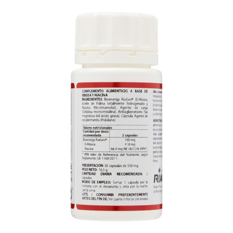 Holomega Ribosa y Nicotinamida · Equisalud · 30 cápsulas