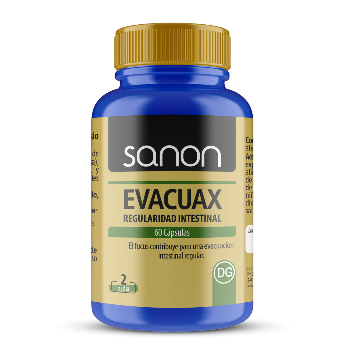 Evacuax · Sanon · 60 cápsulas