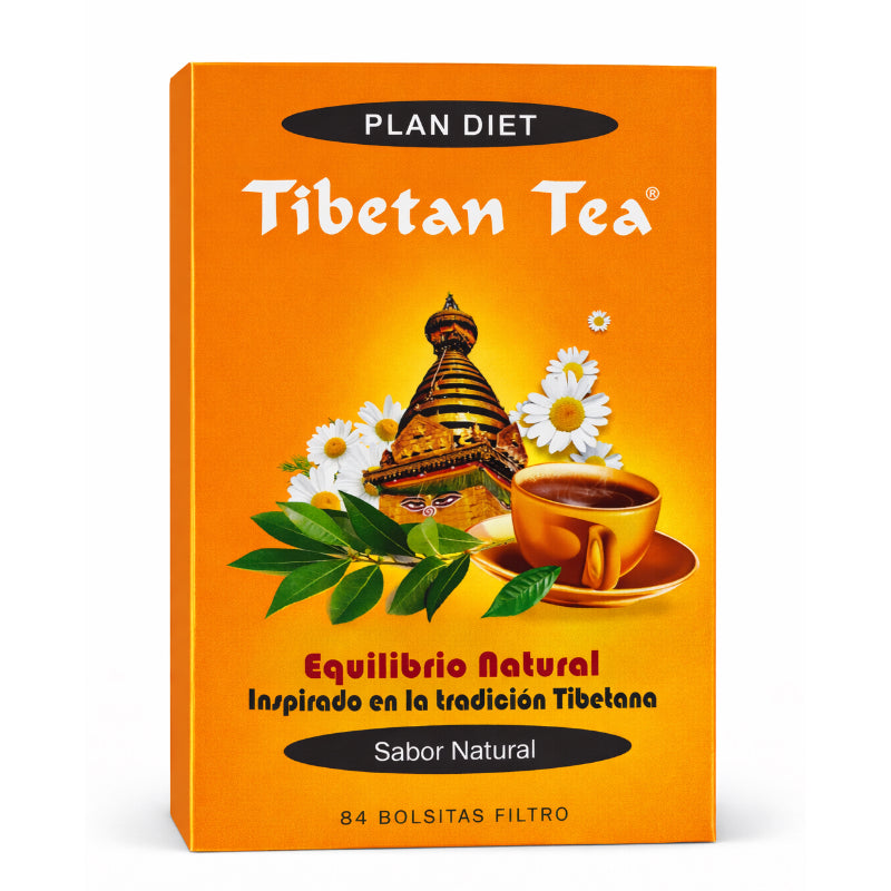 Tibetan Tea · Sabor Natural · 84 bolsitas