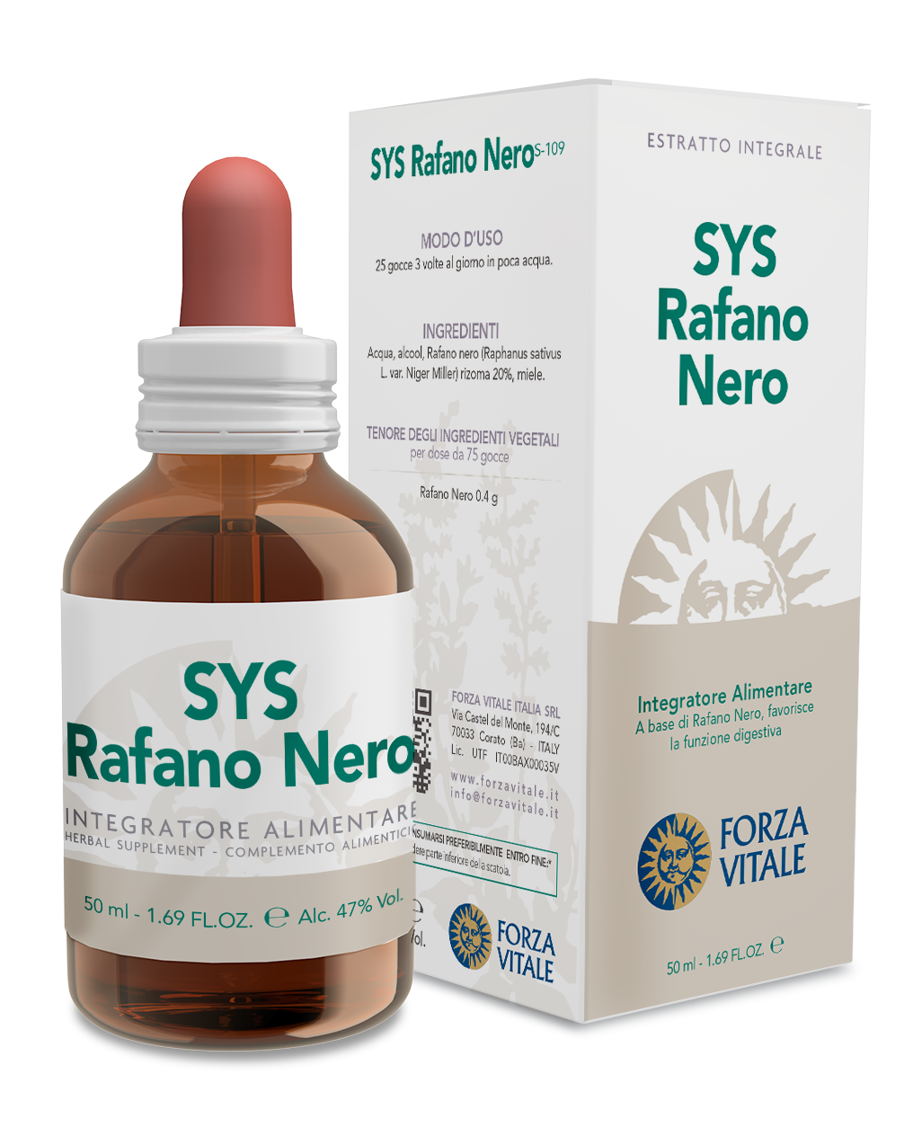 SYS Rafano Nero · Forza Vitale · 50 ml