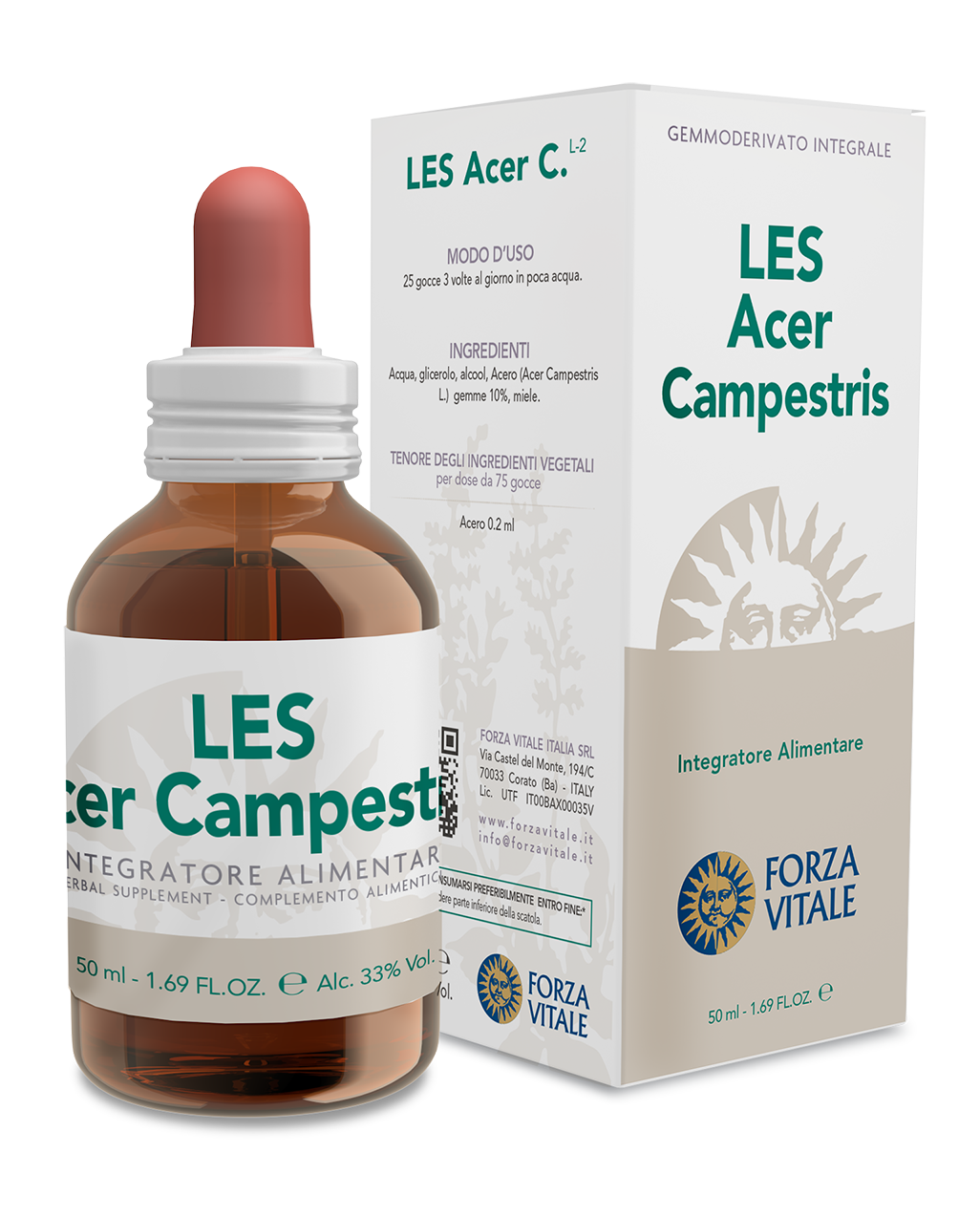 LES Acer Campestris · Forza Vitale · 50 ml
