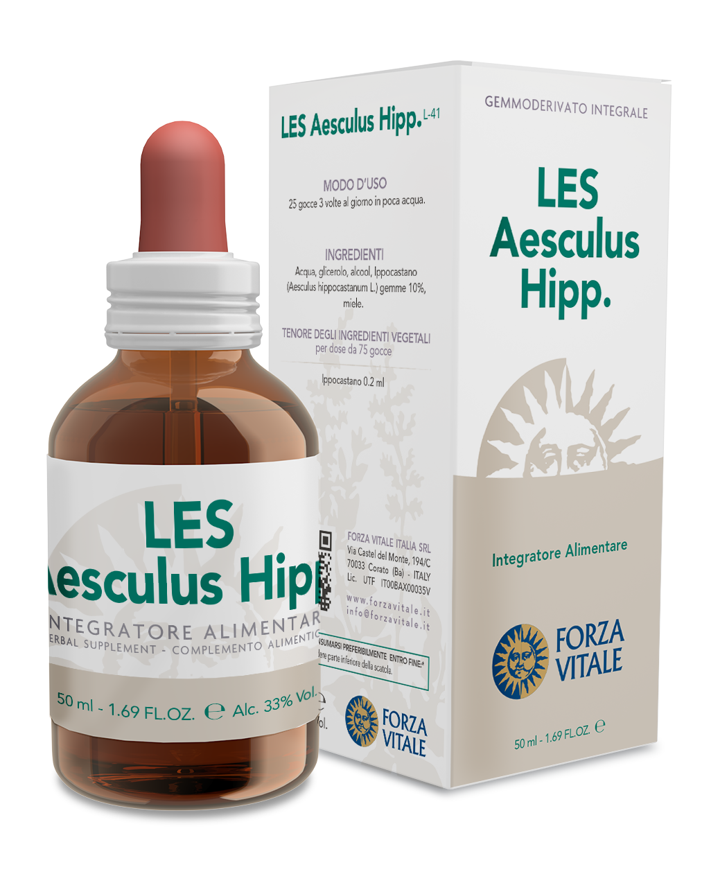 LES Aesculus Hippocastanum · Forza Vitale · 50 ml