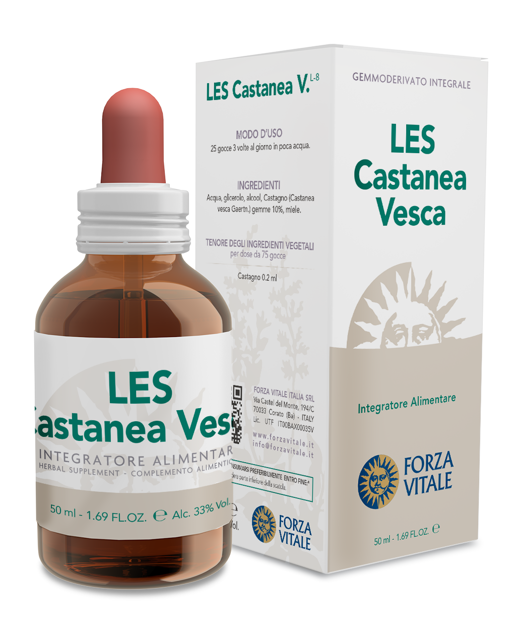 LES Castanea Vesca · Forza Vitale · 50 ml