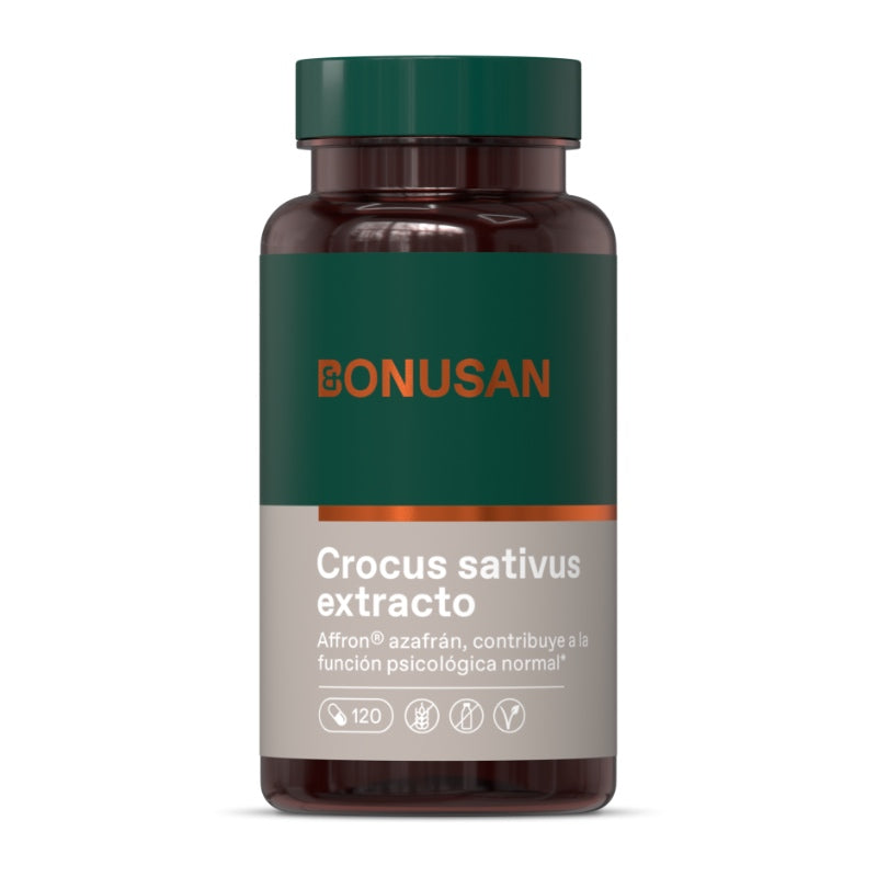 Crocus Sativus · Bonusan · 120 cápsulas